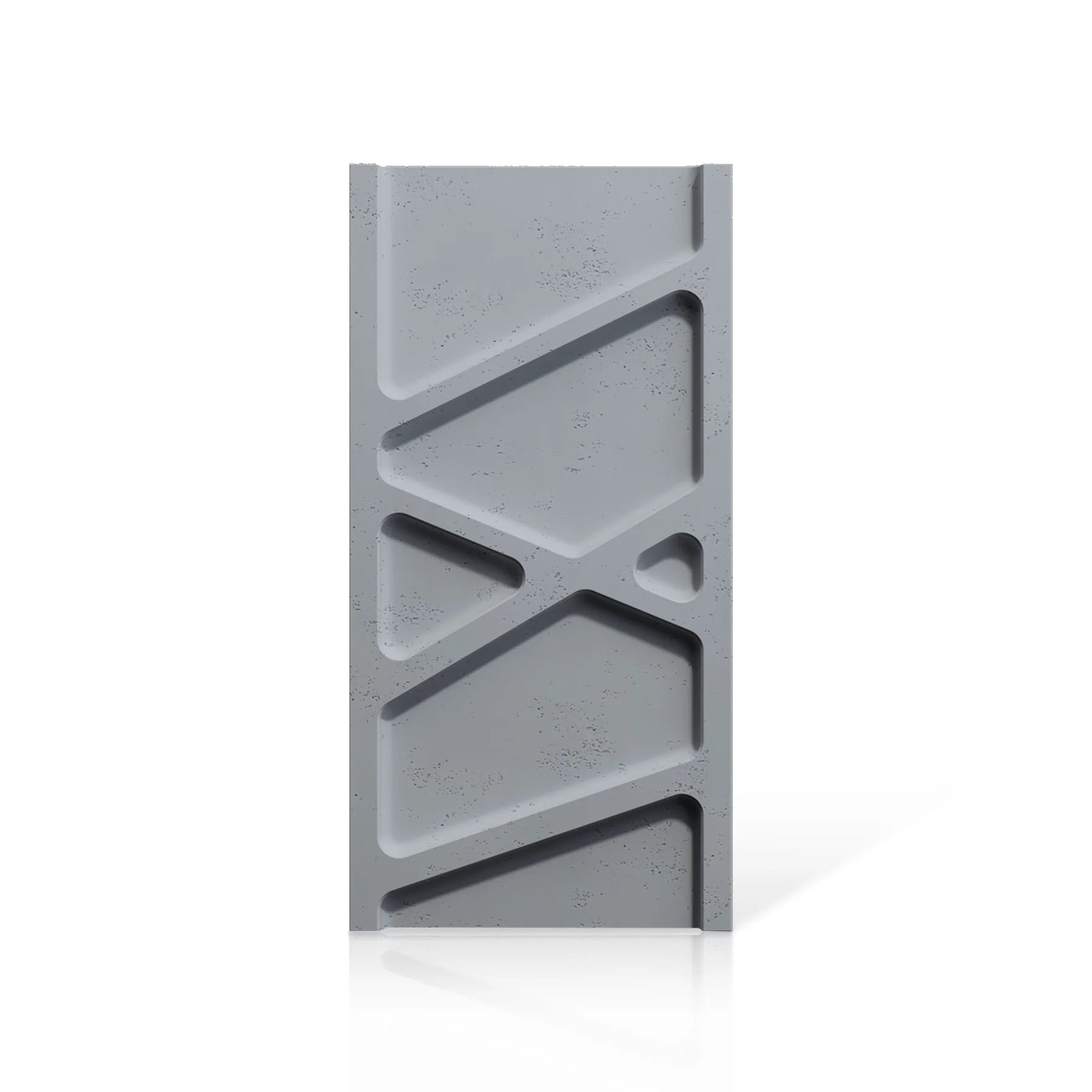 3D Concrete Wall Panels PARALELL colour swatch on white background DecorMania.eu